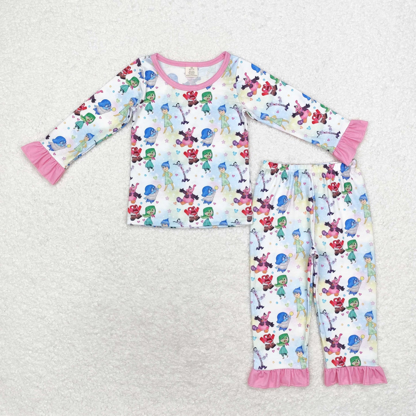 cartoon bamboo pajama set