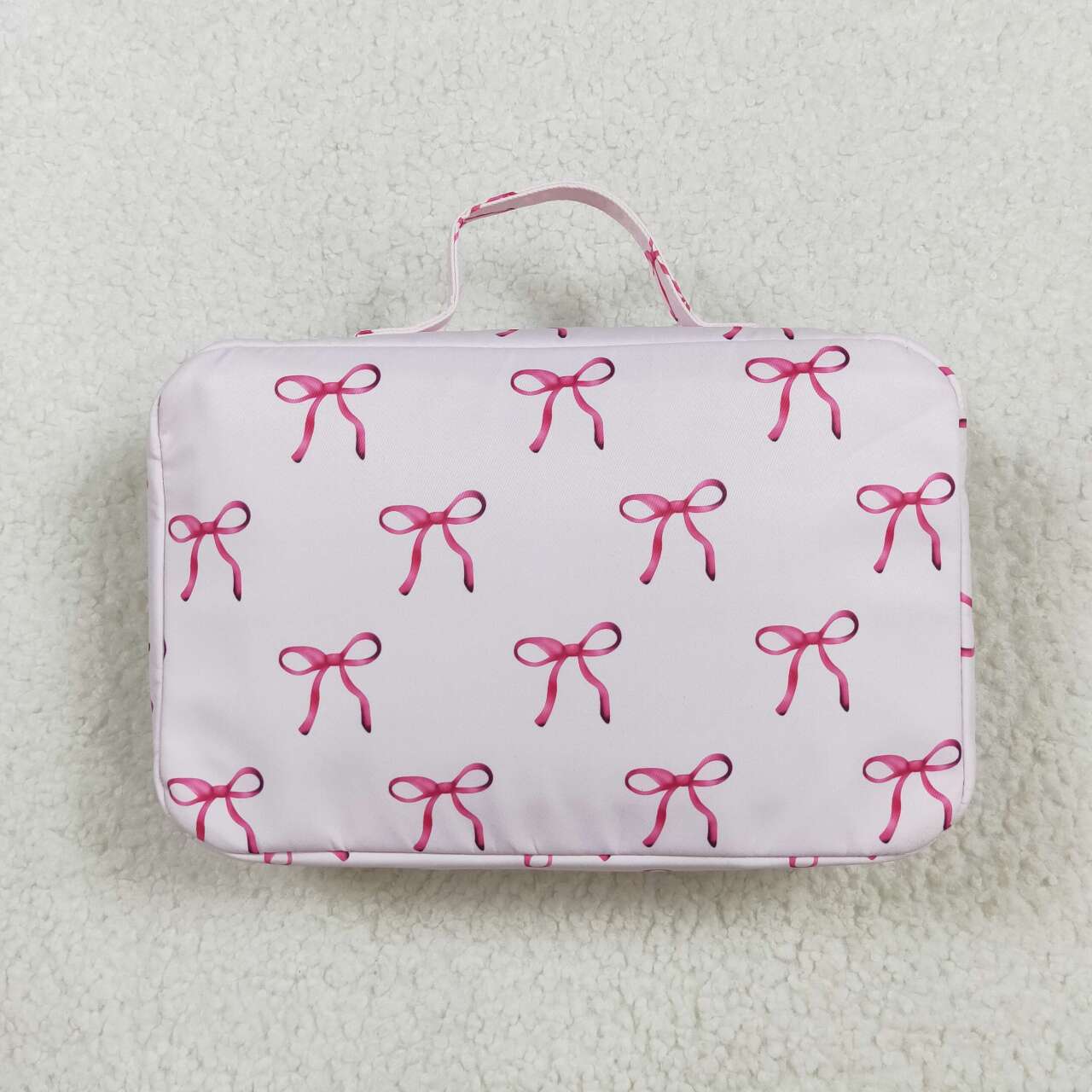 pink bows lunch box for baby girl