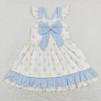 easter egg cross ruffle dress