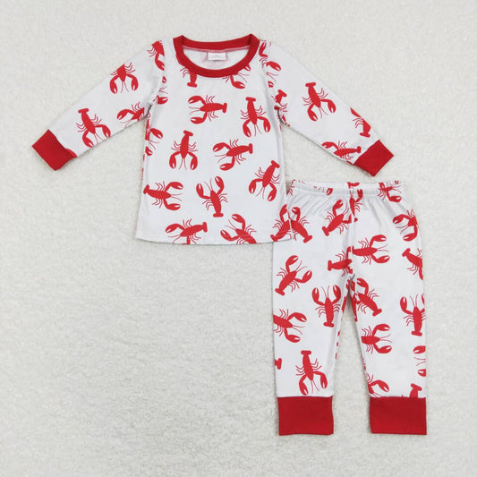 kids long sleeve lobster pajama