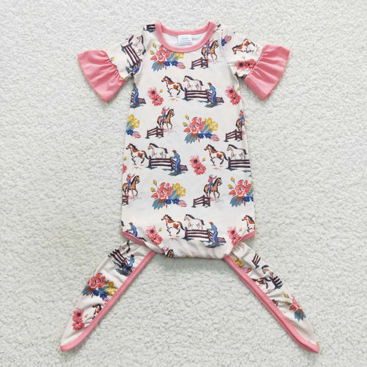 newborn nightgown horse riding infant clothing
