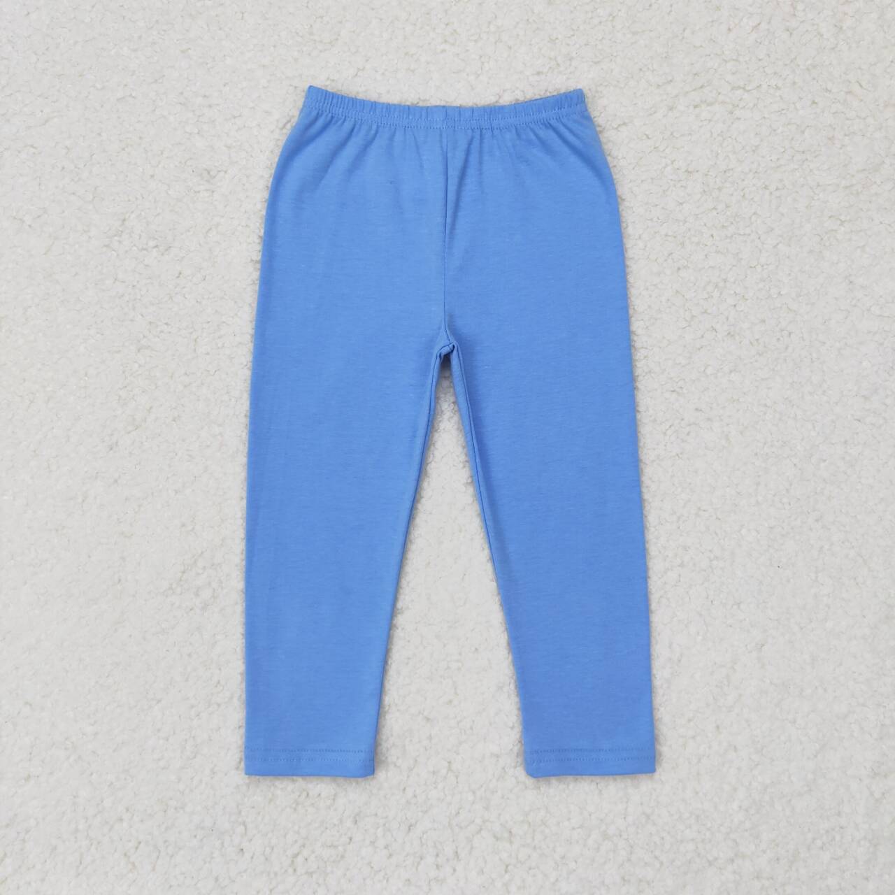 cotton blue girls leggings