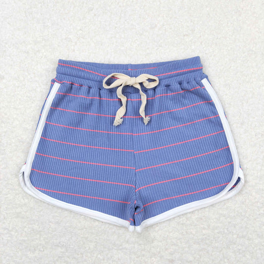 striped girls summer shorts