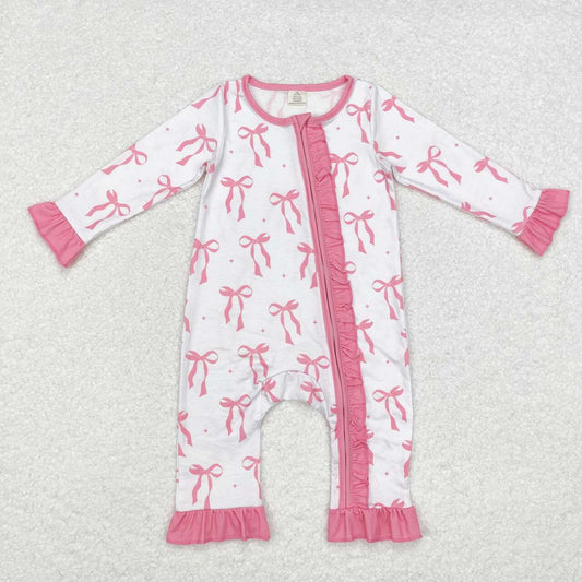 coquette pink zip bamboo sleeper