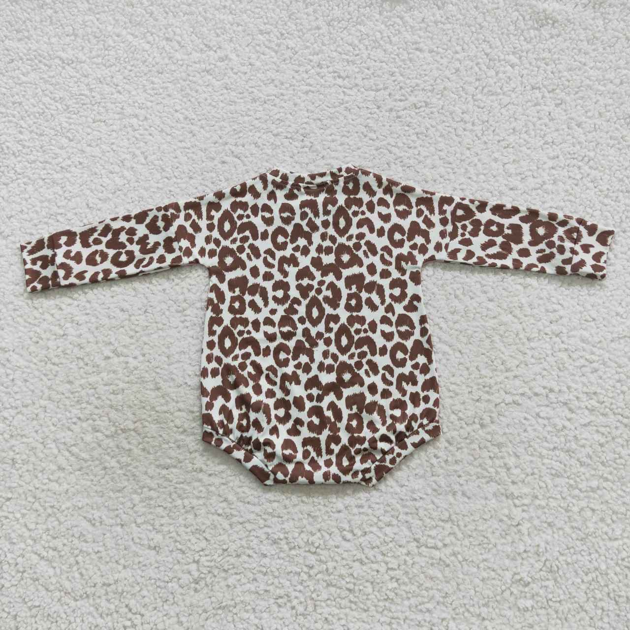 leopard barbie words baby girls bodysuit