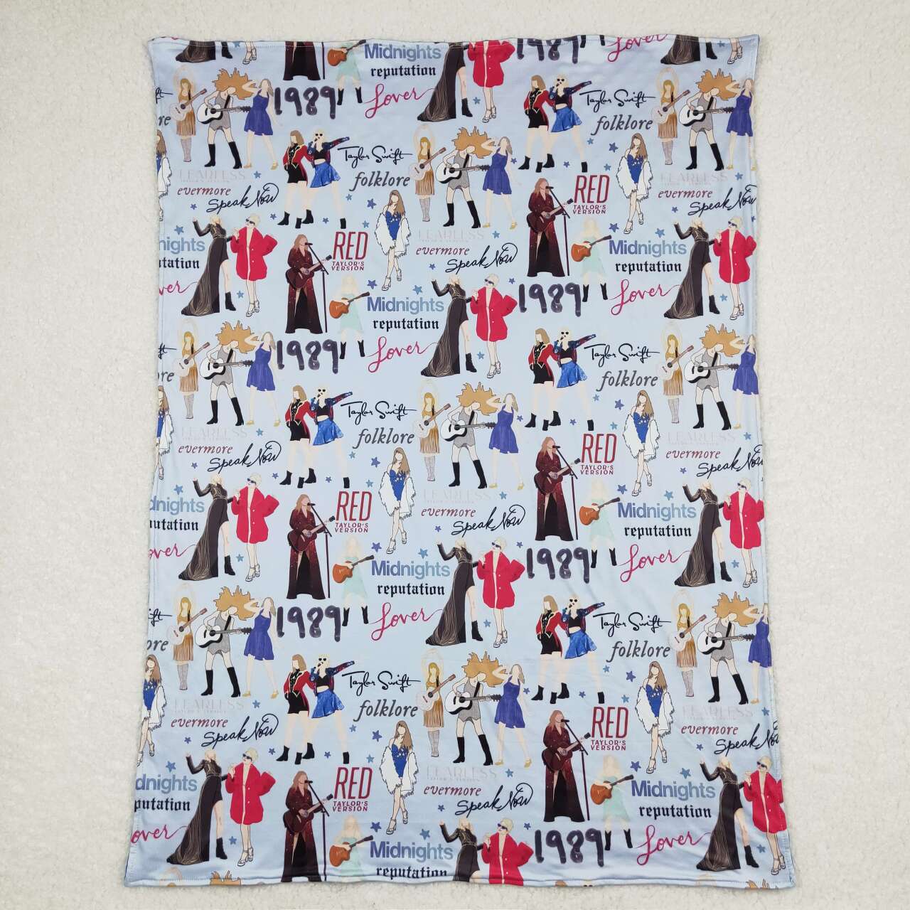 taylor swift print child blanket