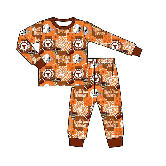 MOQ 5 TAT 6-8 weeks team two pieces pajama set