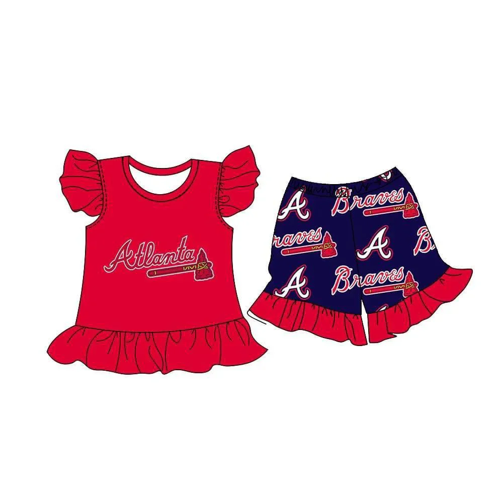 Custom order girl team shorts set Atlanta