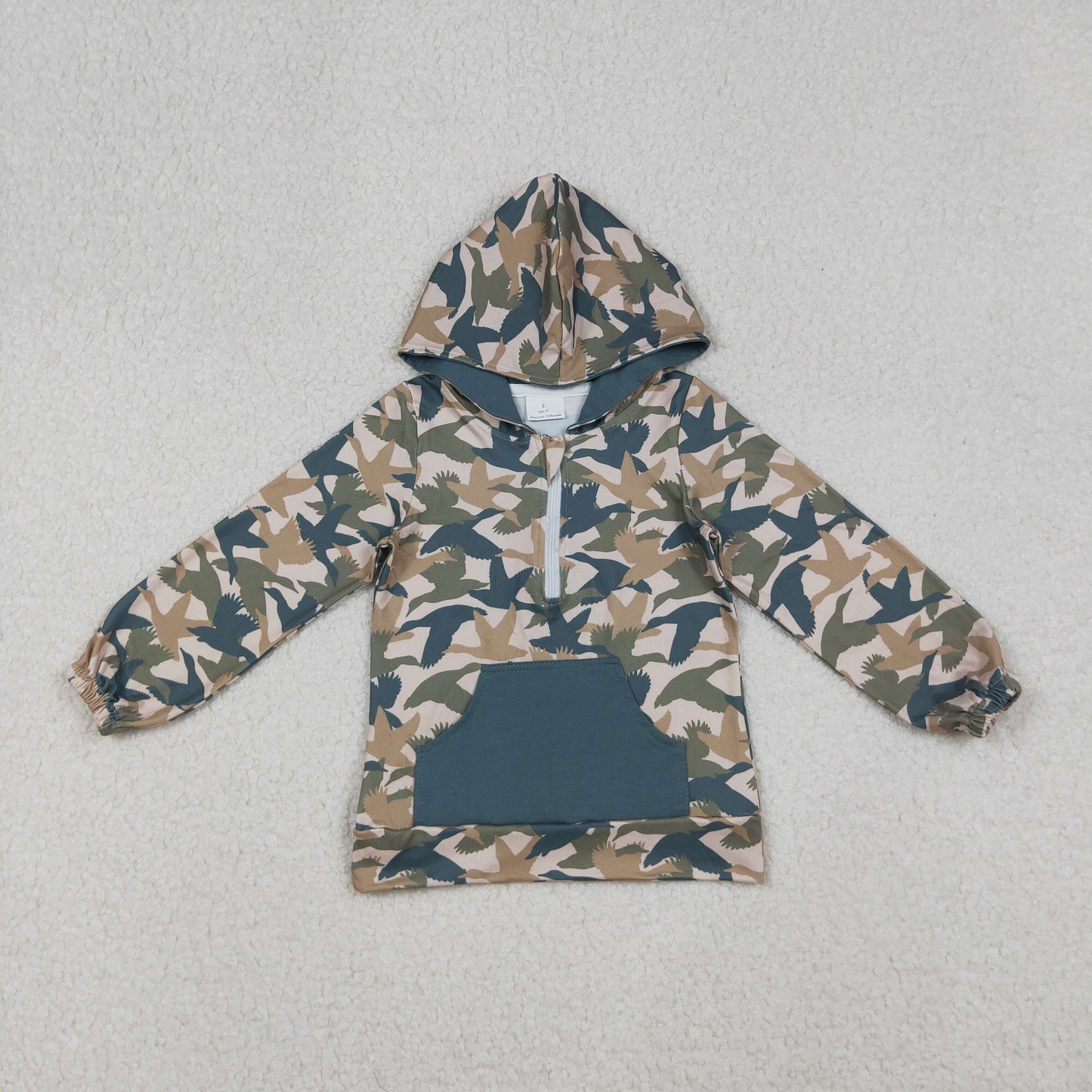 Camo Ducks Hooded Pullover