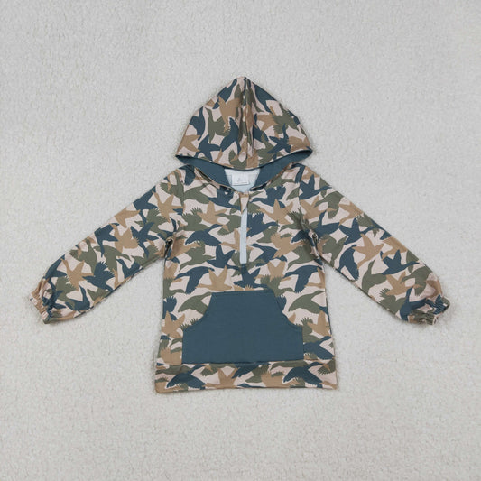 Camo Ducks Hooded Pullover