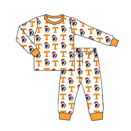 Split-CLOSE 25th Sept T football team pajama set