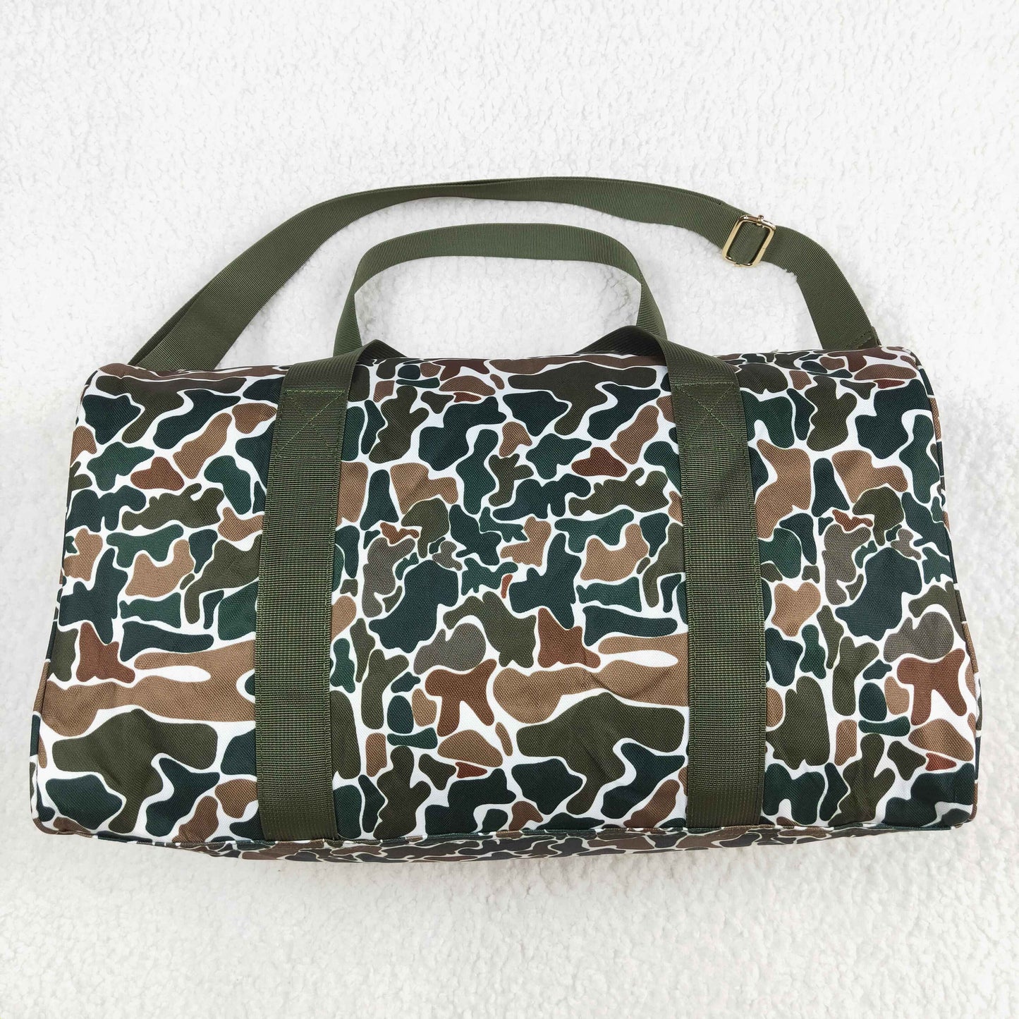 camo duffel & gym bags