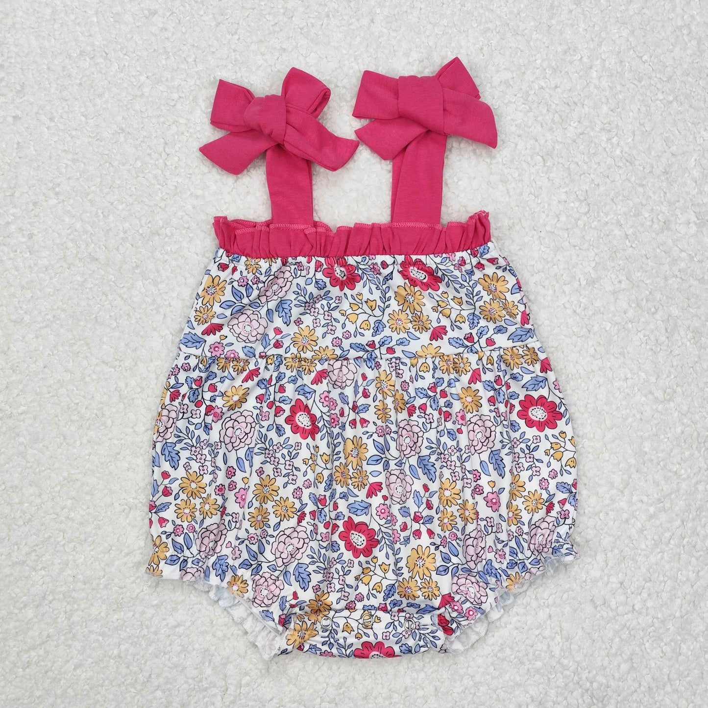 daisy flower baby girl strap bubble