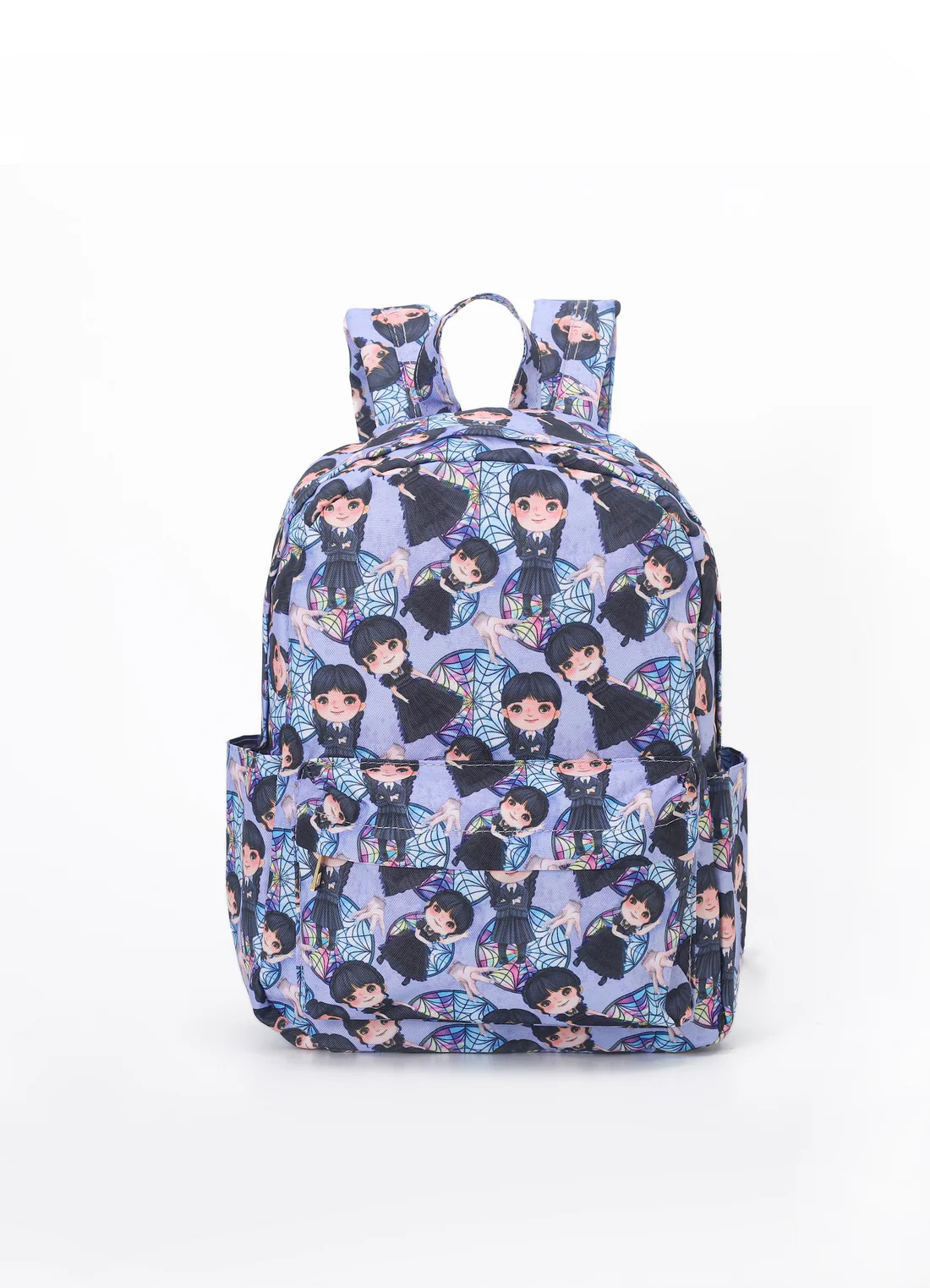 child Wednesday print backpack bag