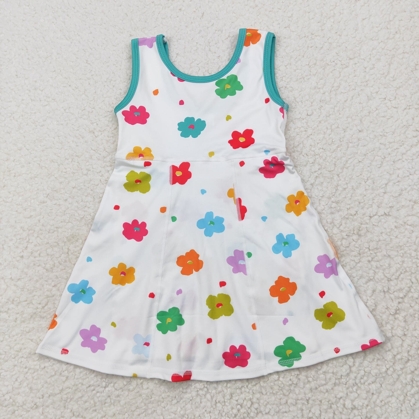 colorful floral athletic dress