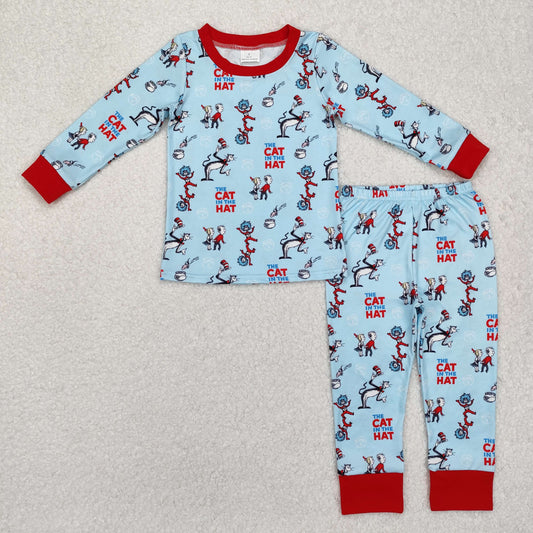 the cat in the hat boys two pieces lounge set