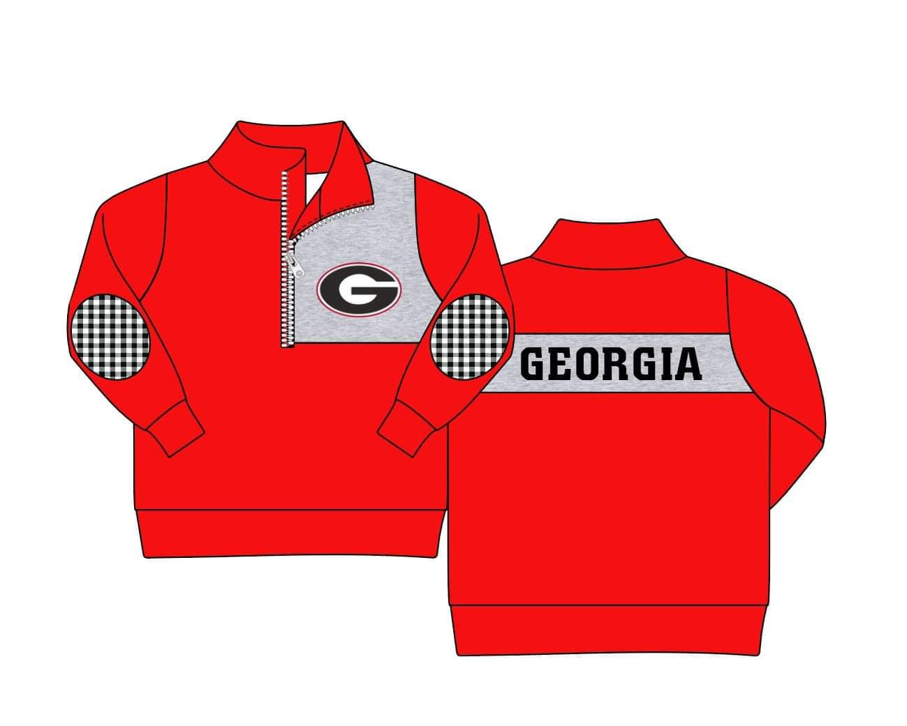 TAT 6-7 weeks MOQ 8 team pullover boy georgia