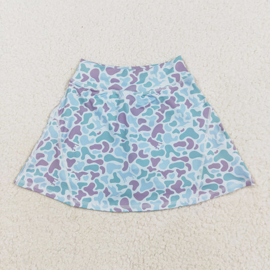 camo athletic skort
