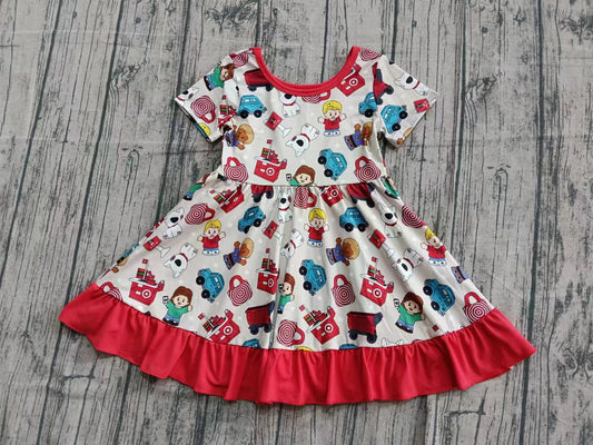 MOQ 8 TAT 6-8 weeks cartoon target dress