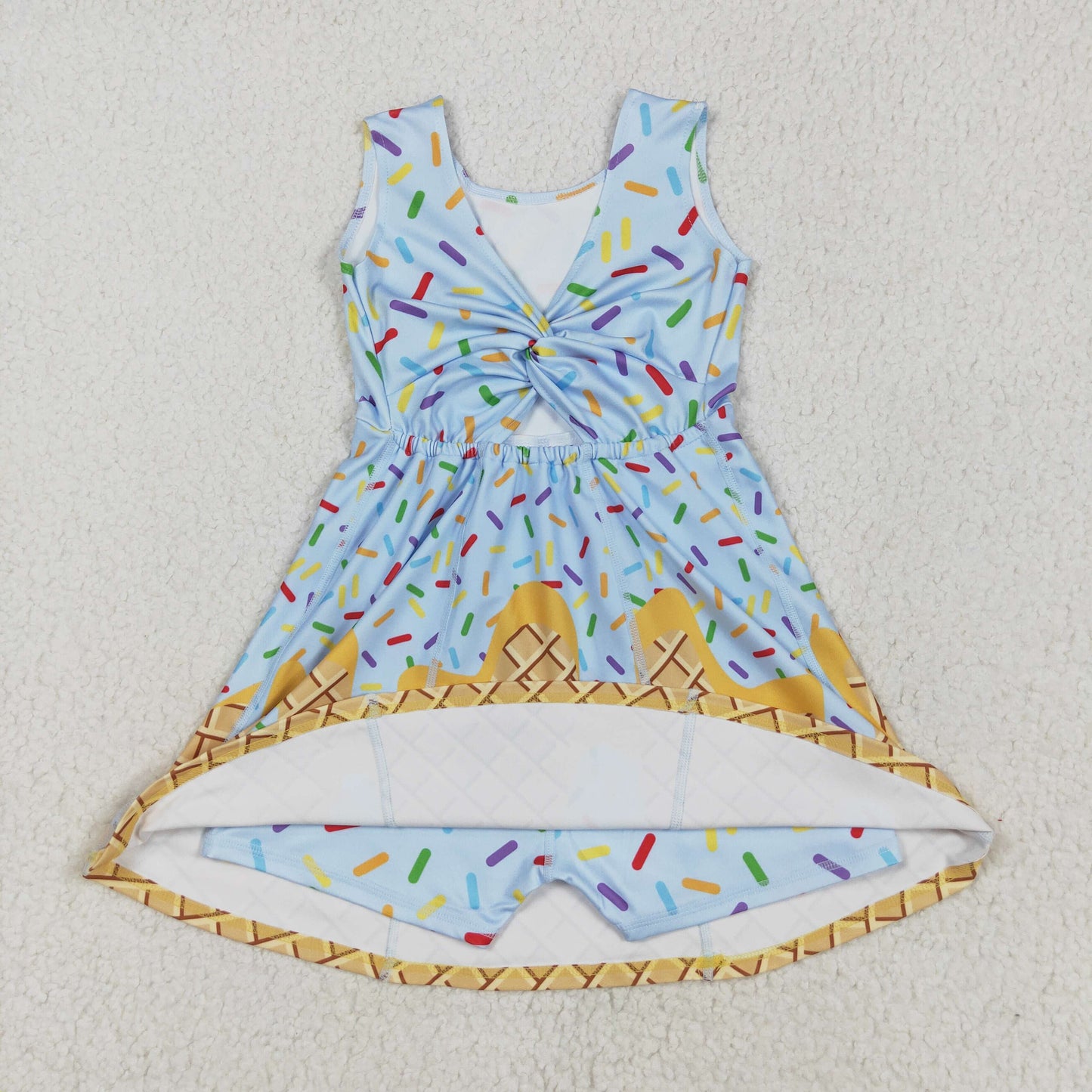 ice cream sprinkle athletic skort dress