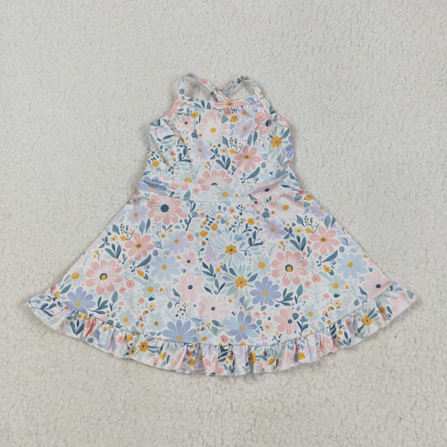 strap floral athletic dress