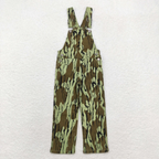 P0534 USA Warehouse Camo Denim Jumpsuit