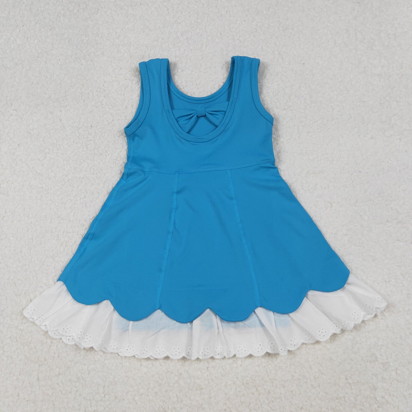 blue lace athletic skort dress girl active dresses