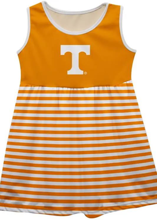 Custom order orange T tank dress