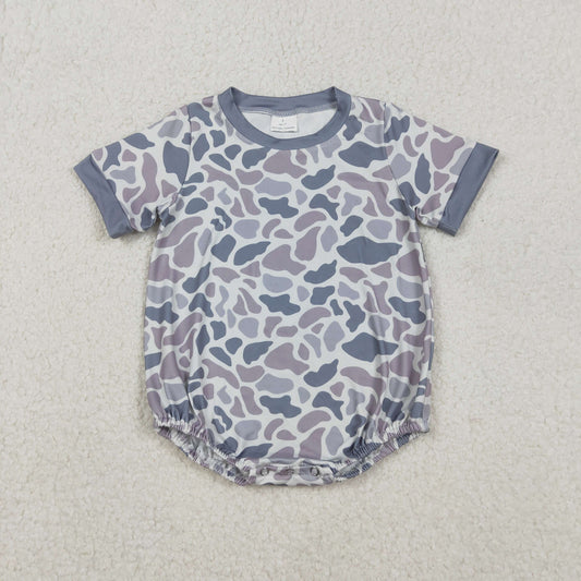 grey camo short sleeve bubble
