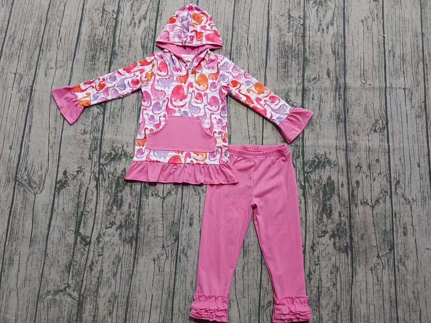 pre order dinosaur hoodie pants set girl