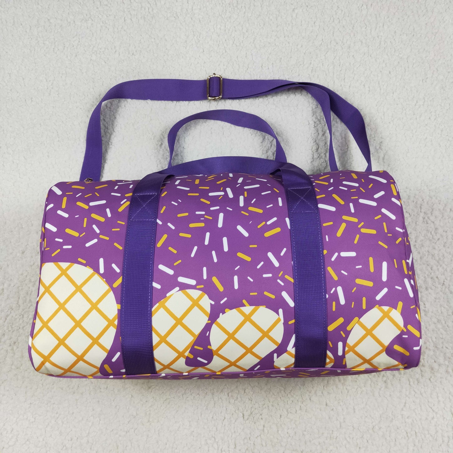 ice-cream sprinkle duffel & gym bags
