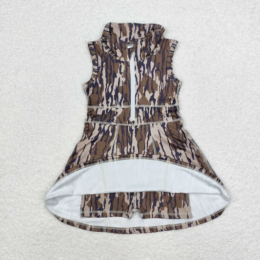 GSD1383 USA Warehouse Camo Athletic Dress