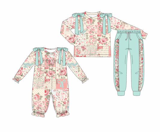 NO MOQ CLOSE 2025 2nd Sept floral patchwork sibling clothing