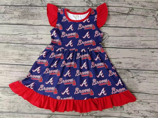 Custom order team dress braves