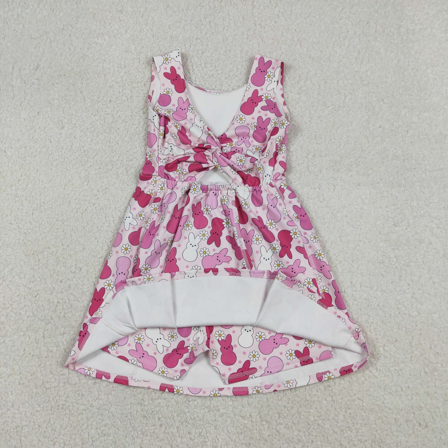 easter pink peeps athletic dress