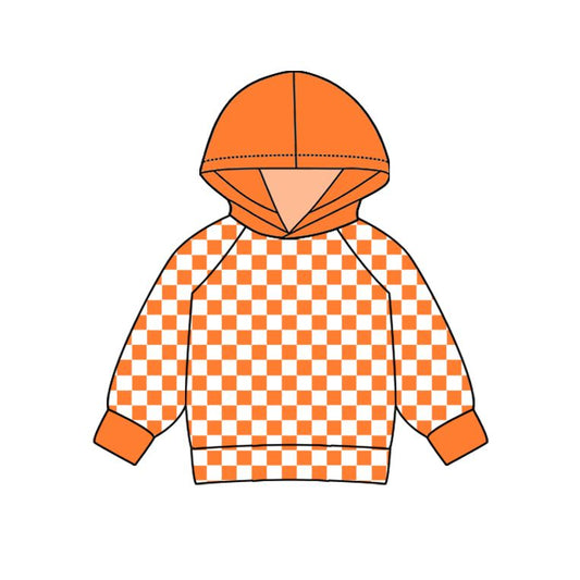 Split-CLOSE 22nd Nov orange checkered hoodies