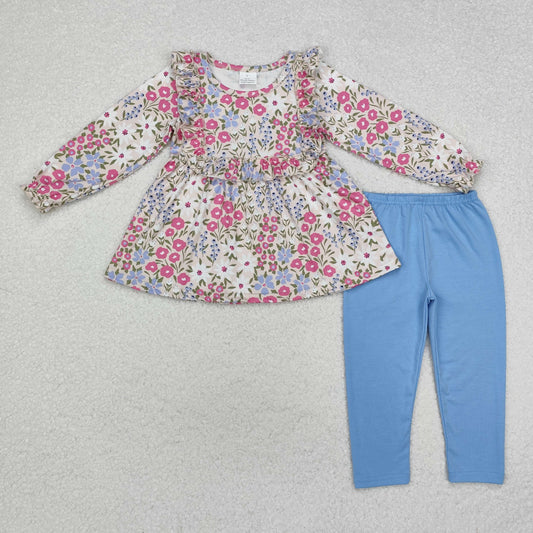 floral legging set girl fall clothing