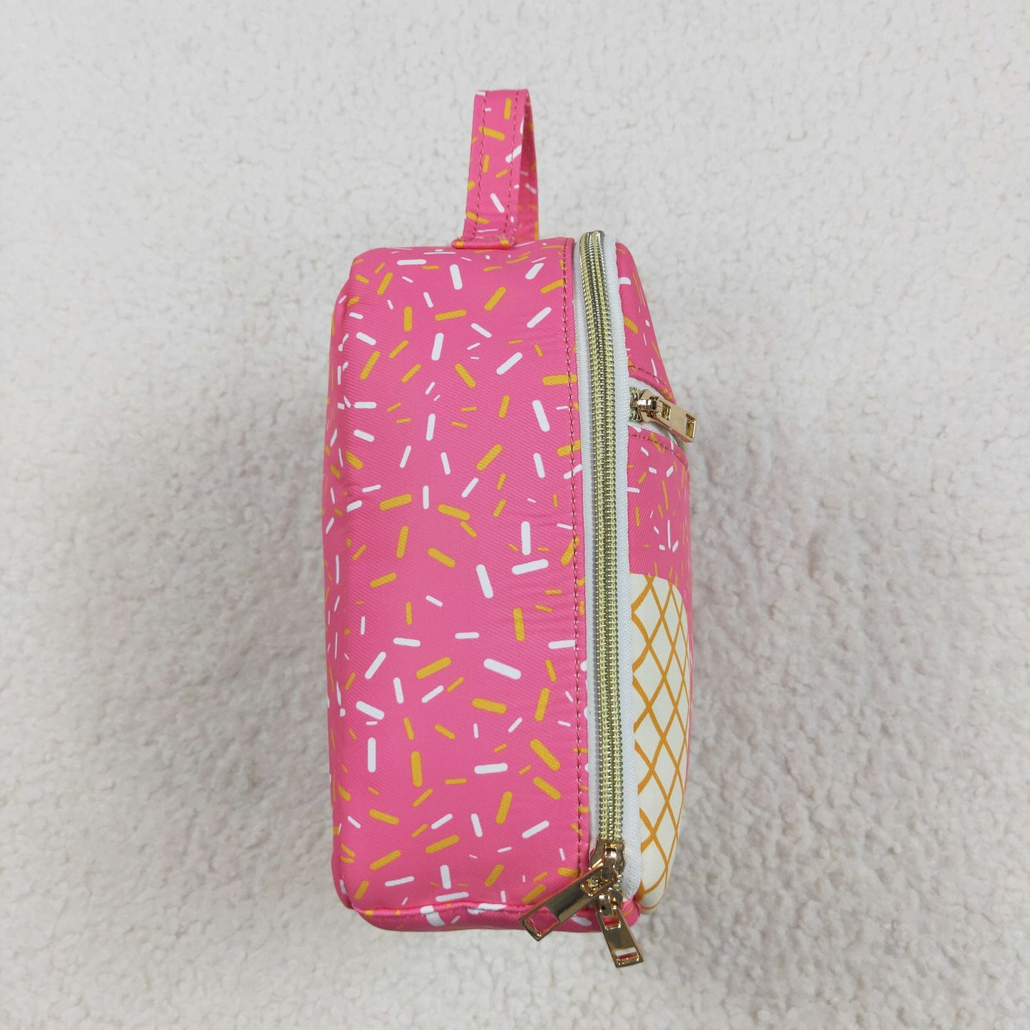 pink sprinkle ice-cream lunch box