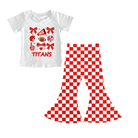 TAT 6 weeks MOQ 5 team bell pants set