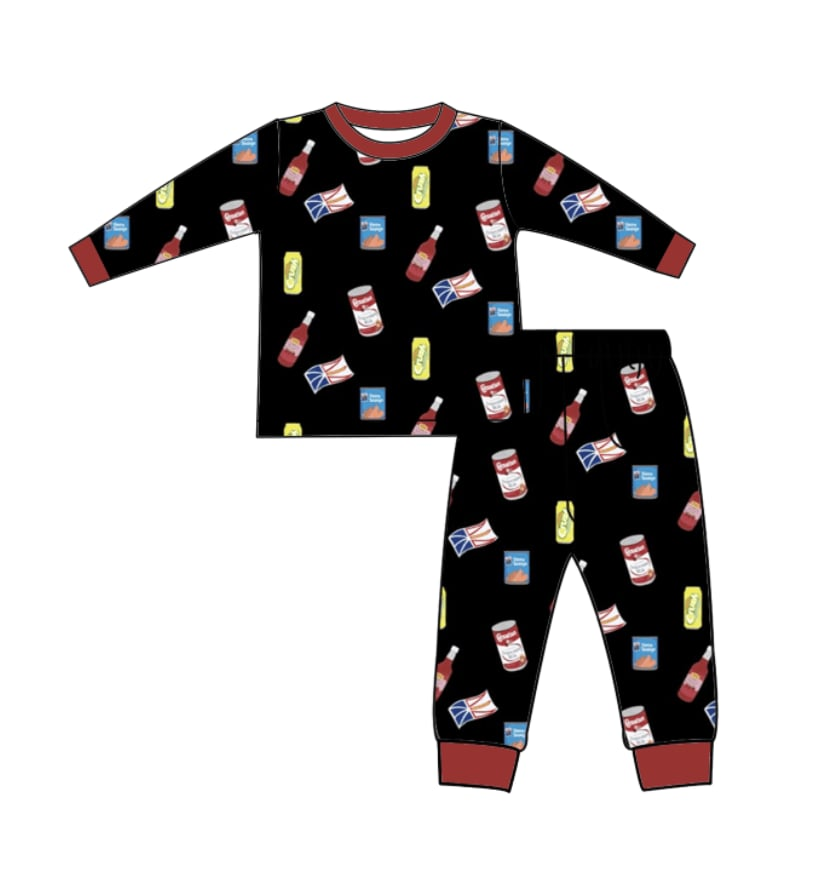 Split-CLOSE 16th Nov kids sodas pajama set