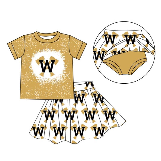 custom order sports team skirt set