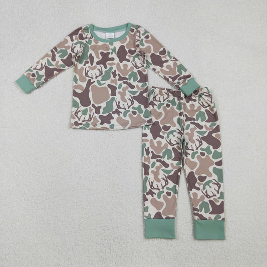 camo hunting boy pajama set