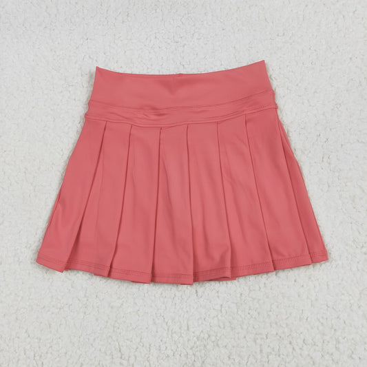 girls tennis active skirt coral