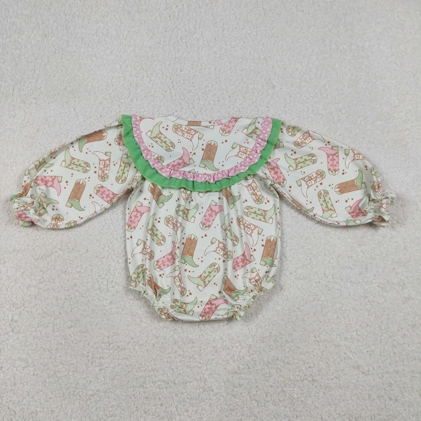 howdy go lucky embroidery romper