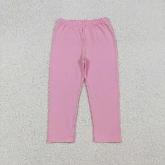 cotton pink legging pants girl clothing
