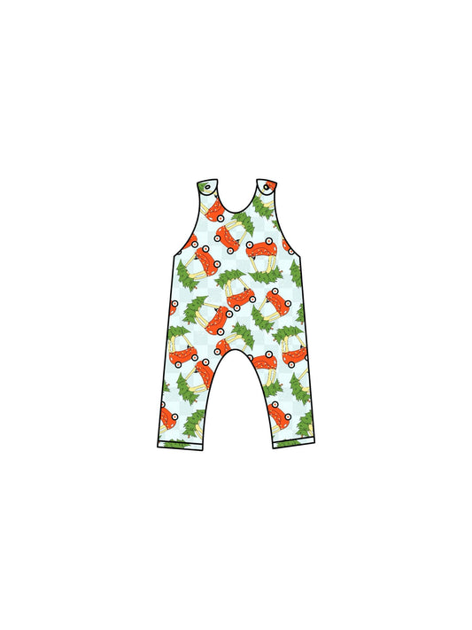 Split-CLOSE 17th Oct Christmas dump truck baby tank romper