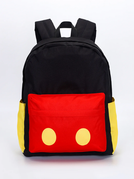 red black yellow kids backpack