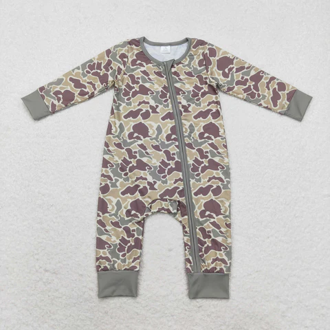 LR1451 USA Warehouse Camo Baby Zip Sleeper