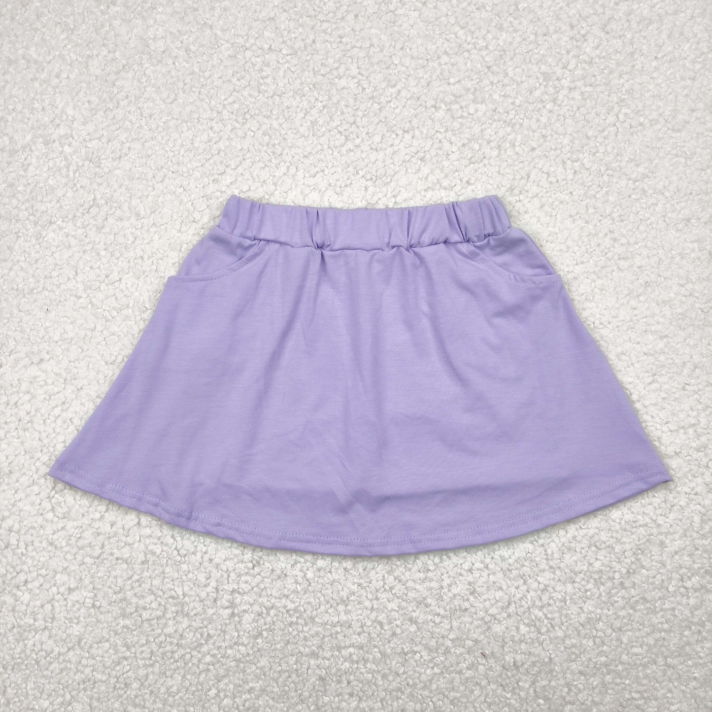 cotton purple pocket skort