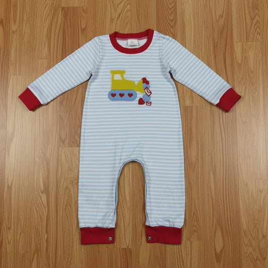 loads of love embroidery romper